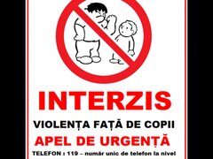 Placuta interzis violenta fata de copii